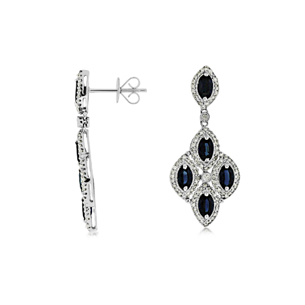 Sapphire Drop Earrings Baxter's Fine Jewelry Warwick, RI