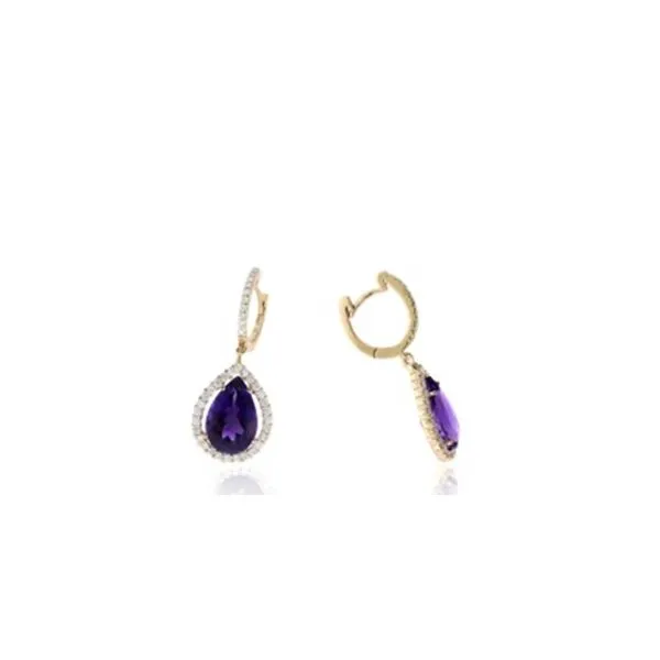 Amethyst Drop Earrings Baxter's Fine Jewelry Warwick, RI