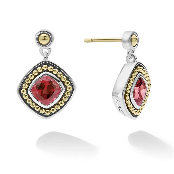 Rhodolite Garnet Drop Earrings Baxter's Fine Jewelry Warwick, RI