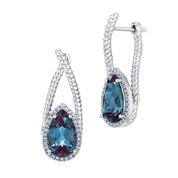 Lab Created Alexandrite Earrings similar item image