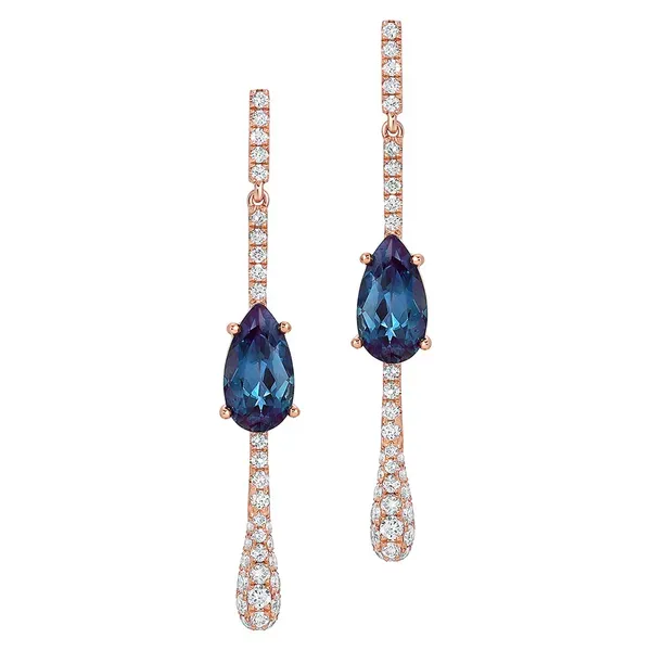 Lab Created Alexandrite Earrings Baxter's Fine Jewelry Warwick, RI