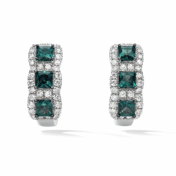 Alexandrite and Diamond Earrings Baxter's Fine Jewelry Warwick, RI