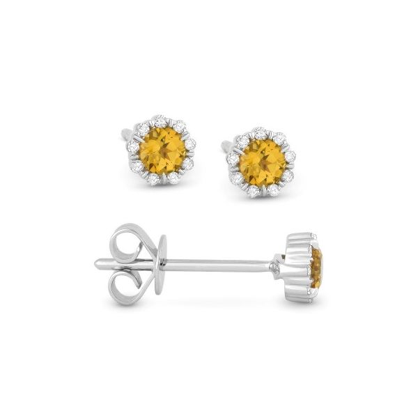 Citrine Stud Earrings Baxter's Fine Jewelry Warwick, RI