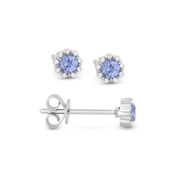 London Blue Topaz Stud Earrings Baxter's Fine Jewelry Warwick, RI