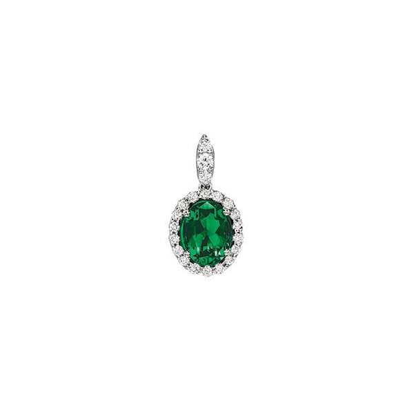 Oval Emerald Pendant Baxter's Fine Jewelry Warwick, RI