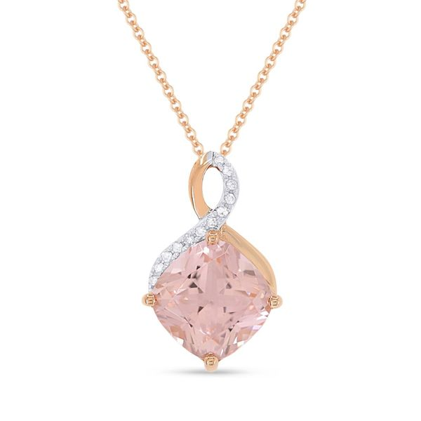 Created Morganite Pendant Baxter's Fine Jewelry Warwick, RI