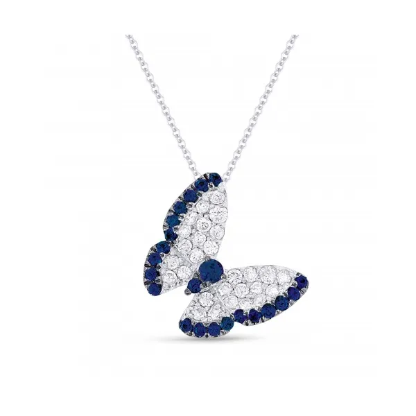Butterfly outlet sapphire necklace
