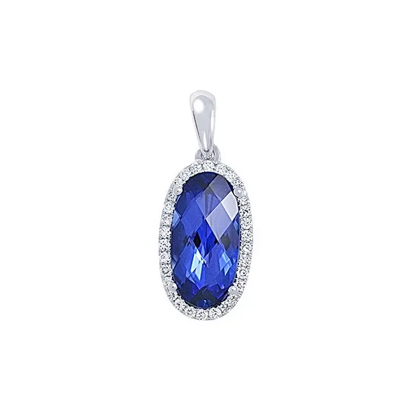 Blue Sapphire Pendant Baxter's Fine Jewelry Warwick, RI