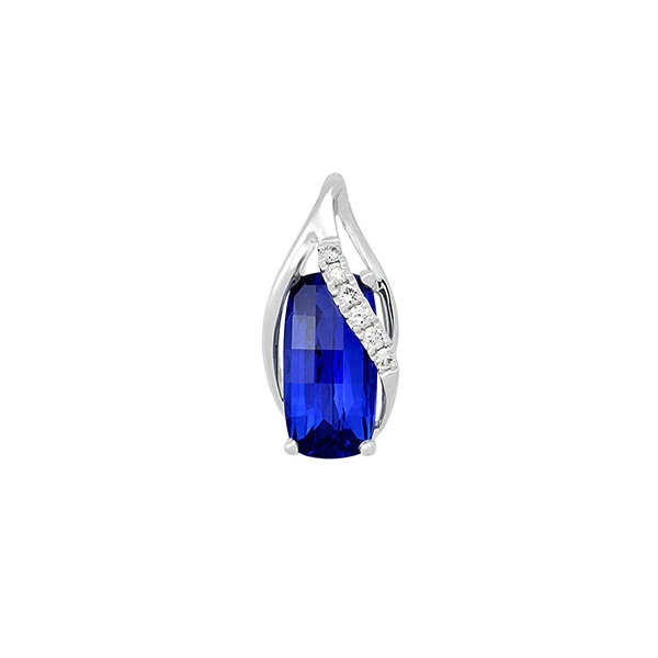 Lab Created Blue Sapphire Pendant Baxter's Fine Jewelry Warwick, RI