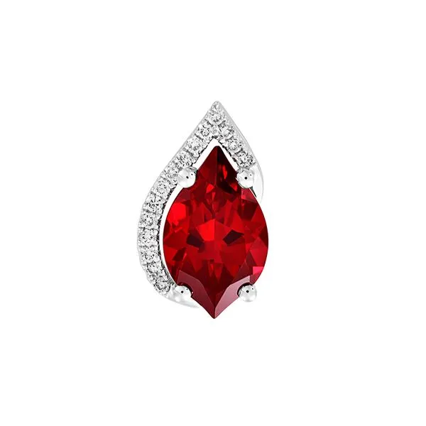Lab Created Ruby Pendant Baxter's Fine Jewelry Warwick, RI