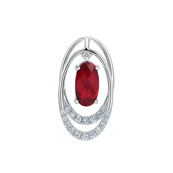 Lab Created Ruby Pendant Baxter's Fine Jewelry Warwick, RI