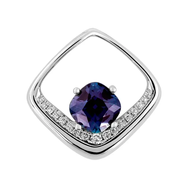 Lab created alexandrite necklace online