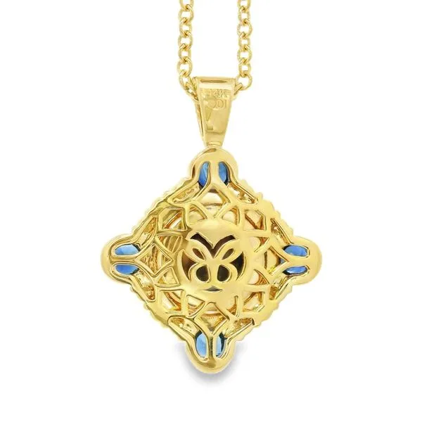 Lapis and Diamond Pendant thumb image 3