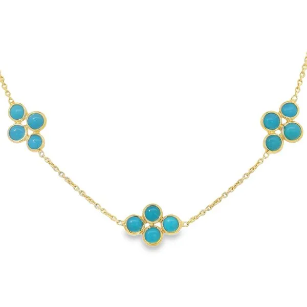 Turquoise Station Necklace