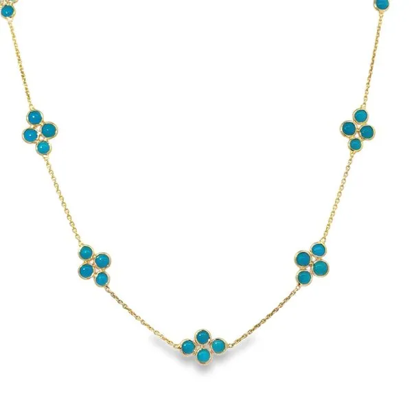 Turquoise Station Necklace