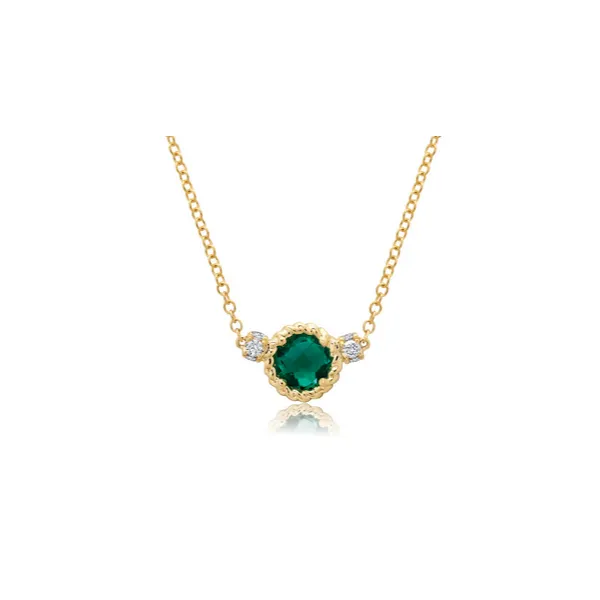 Lab Grown Emerald Necklace Baxter's Fine Jewelry Warwick, RI
