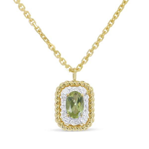 Peridot and Diamond Pendant Baxter's Fine Jewelry Warwick, RI