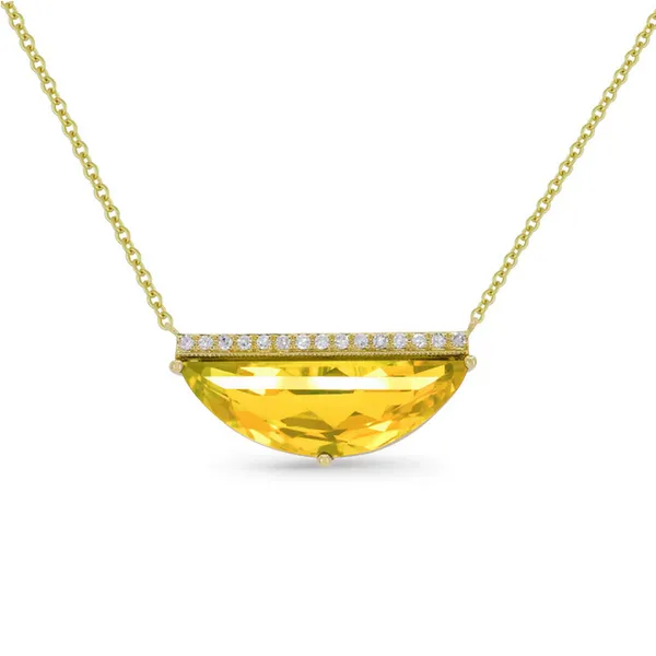 Citrine Pendant Baxter's Fine Jewelry Warwick, RI