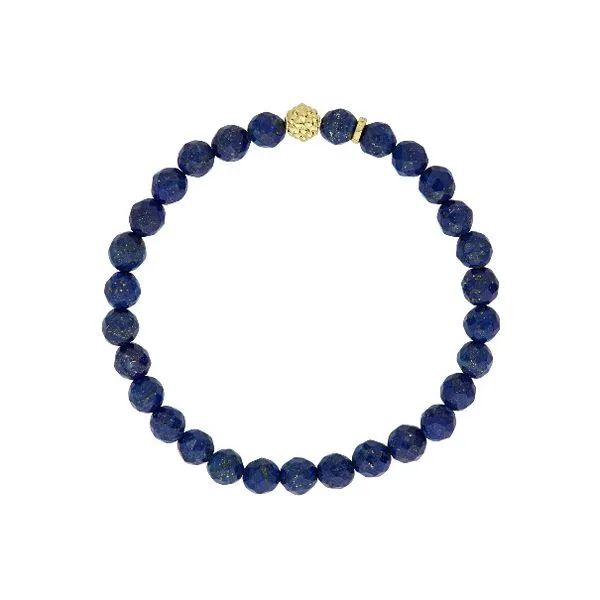 Lapis Beaded Bracelet Image 2 Baxter's Fine Jewelry Warwick, RI