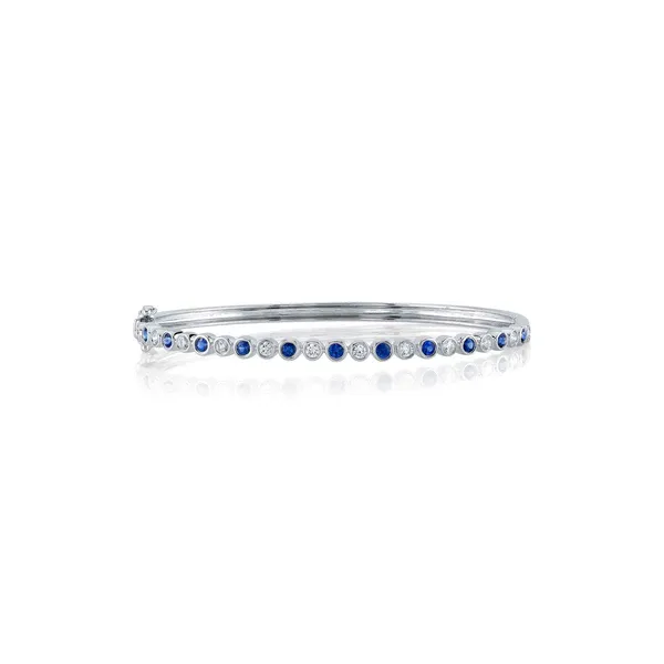Blue Sapphire and Diamond Bangle Baxter's Fine Jewelry Warwick, RI
