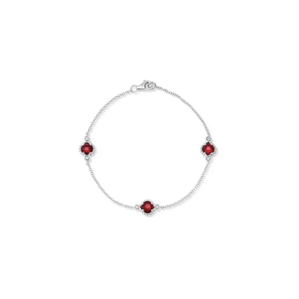 Lab Grown Ruby Chain Bracelet Baxter's Fine Jewelry Warwick, RI