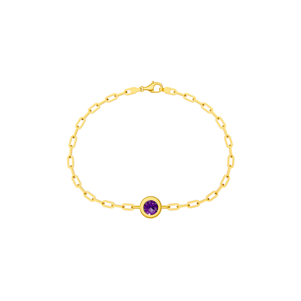 Round Purple Amethyst Forzentina Bracelet Baxter's Fine Jewelry Warwick, RI