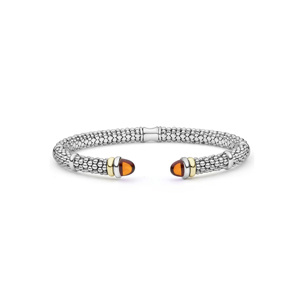 Two-Tone Citrine Versa Torque Bracelet | 5mm Baxter's Fine Jewelry Warwick, RI