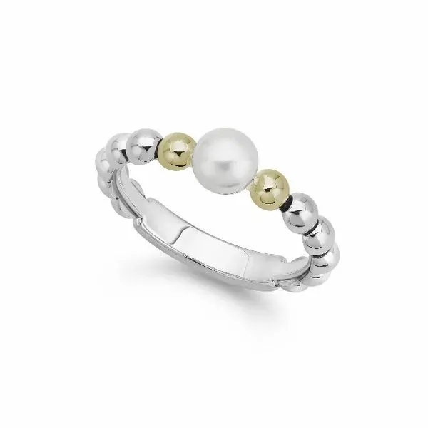 Two Tone 5mm Pearl Ring Baxter's Fine Jewelry Warwick, RI