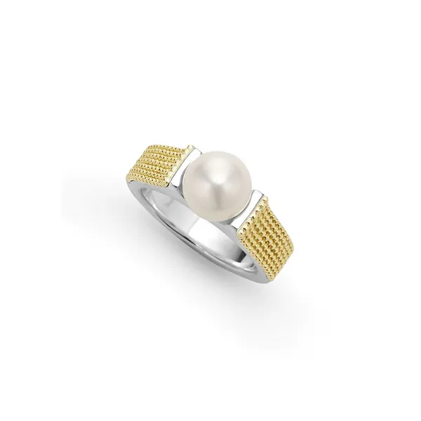 Two-Tone Caviar Pearl Ring