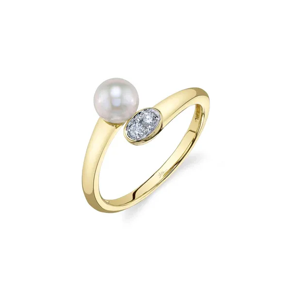 Diamond and Pearl Bypass Ring