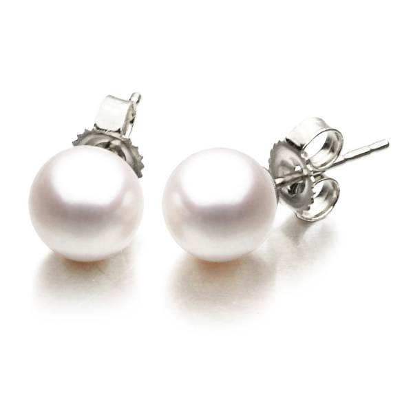 8-8.5mm Pearl Earrings Baxter's Fine Jewelry Warwick, RI