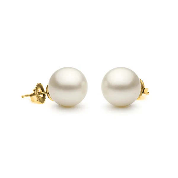 9.50-10mm Freshwater Cultured Pearl Stud Earrings Baxter's Fine Jewelry Warwick, RI