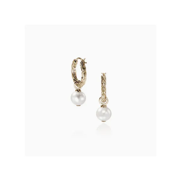 Essential Pearl Hoop Earrings Baxter's Fine Jewelry Warwick, RI