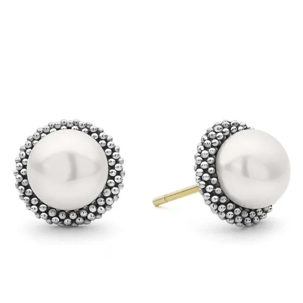Pearl Caviar Stud Earrings thumb image 1