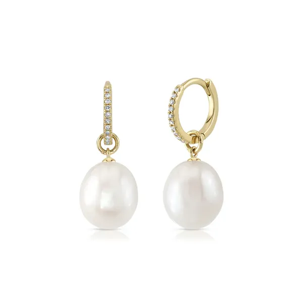 Diamond & Cultured Pearl Earring Baxter's Fine Jewelry Warwick, RI