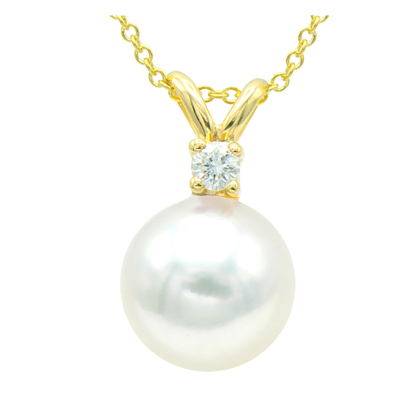 Diamond and Pearl Pendant Baxter's Fine Jewelry Warwick, RI