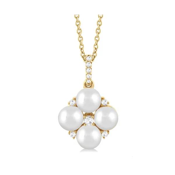 Pearl and Diamond Pendant Baxter's Fine Jewelry Warwick, RI
