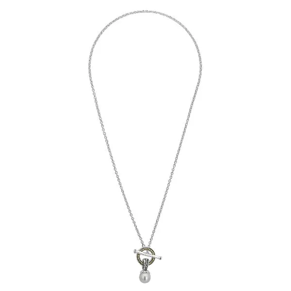 Pearl Toggle Necklace Image 2 Baxter's Fine Jewelry Warwick, RI