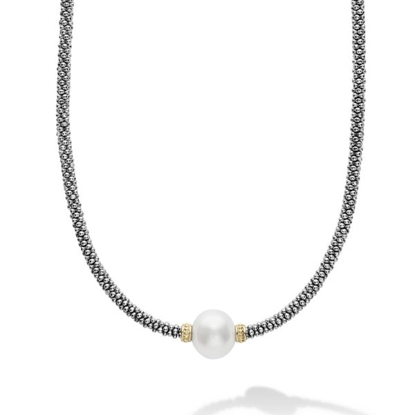 Single Pearl Caviar Beaded Necklace Baxter's Fine Jewelry Warwick, RI