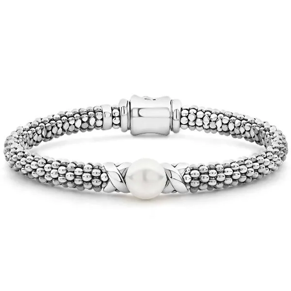 Single Pearl Station Bracelet Baxter's Fine Jewelry Warwick, RI