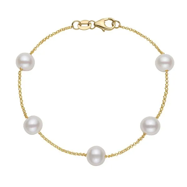 Tin Cup Pearl Bracelet Baxter's Fine Jewelry Warwick, RI
