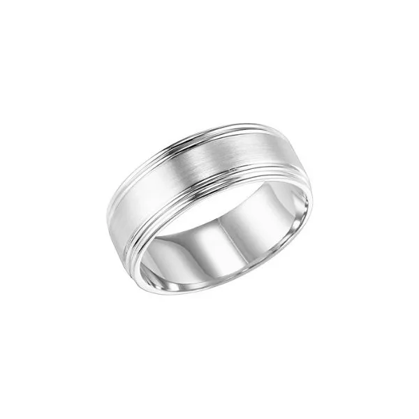 14K White Gold Men's Wedding Band similar item image