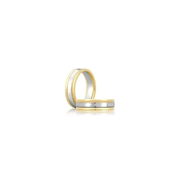 Men's Two-Tone Wedding Ring thumb image 1