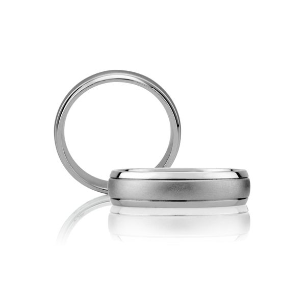Classic Brushed and Bright Finish Combination Men's Ring Baxter's Fine Jewelry Warwick, RI