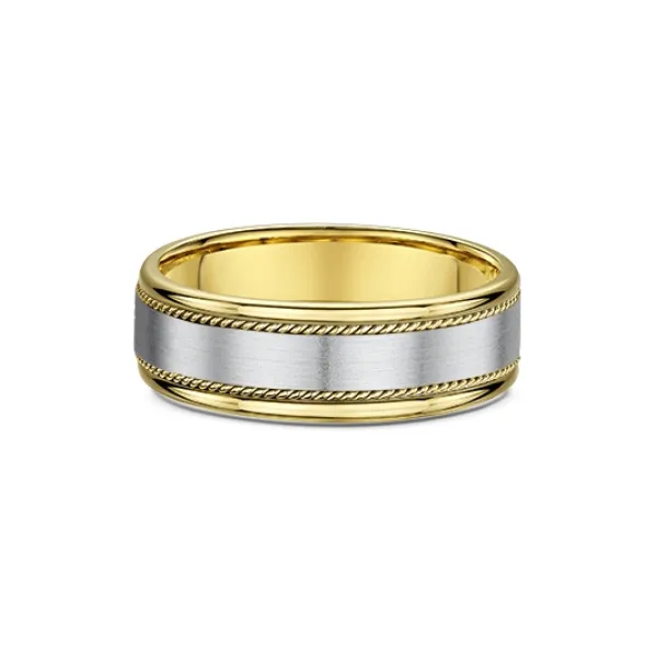 Two Tone Braided Wedding Band Baxter's Fine Jewelry Warwick, RI