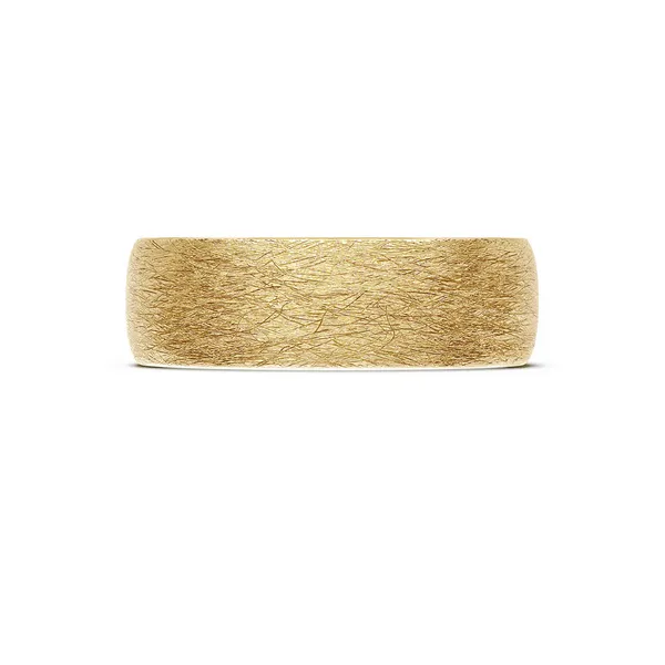 Classic Rounded in Brushed Finish Wedding Band