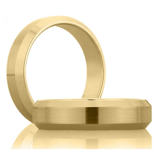 Mens 7mm Beveled Band