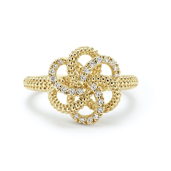 Gold Love Knot Ring Image 2 Baxter's Fine Jewelry Warwick, RI