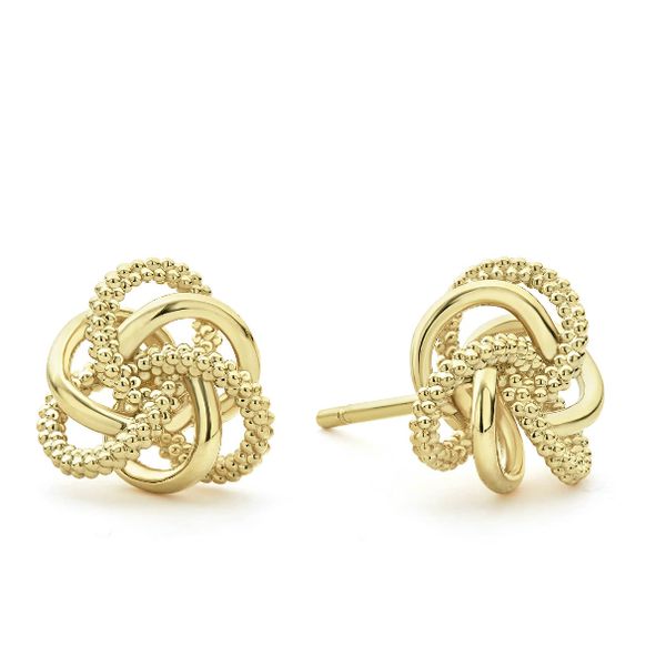Gold Love Knot Earrings Baxter's Fine Jewelry Warwick, RI