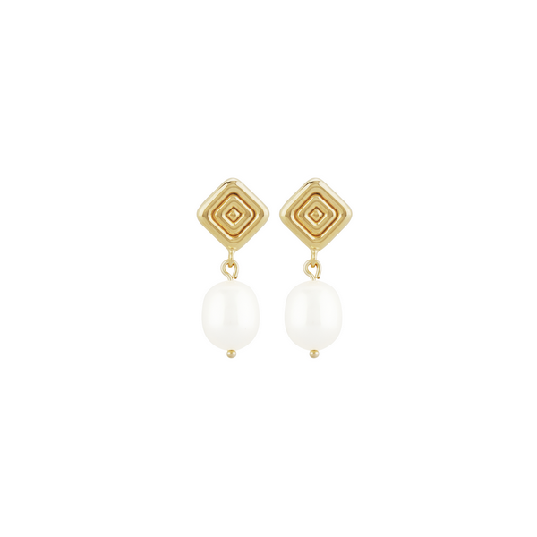 Freshwater Cultured Pearl Drop Earrings Baxter's Fine Jewelry Warwick, RI